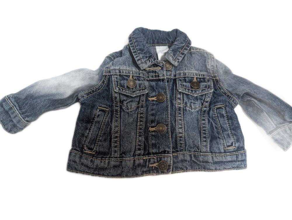 Carter's Baby Denim Jean Jacket Outerwear Coat Unisex Infant Size 3M Months Blue